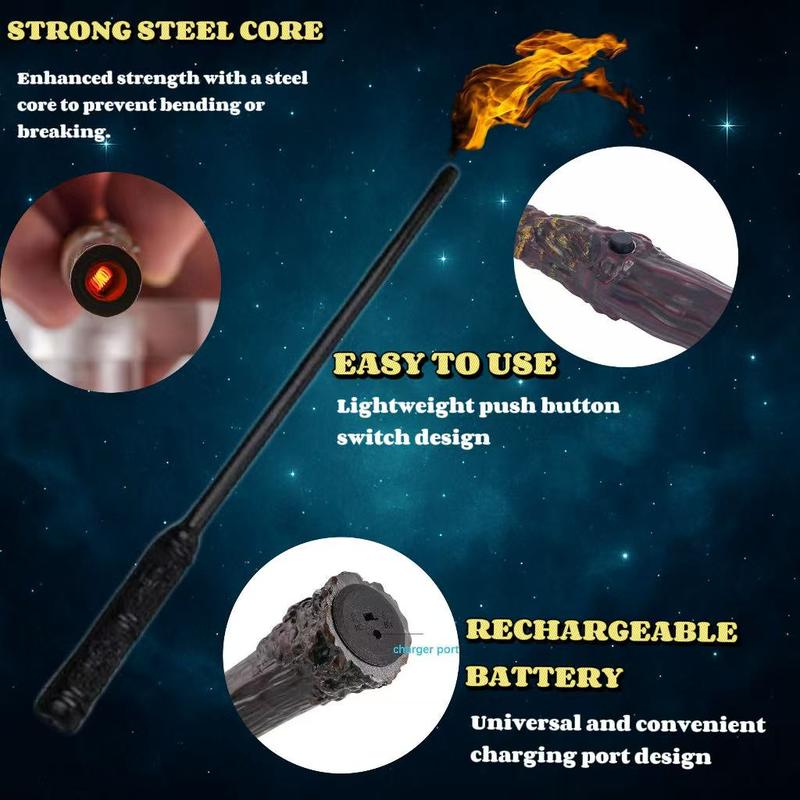 🔥Magic Flame Wand – Real Fire Shooting Wizard Stick 🔥